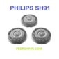 ראש סכינים פיליפס 9000 philips sh91